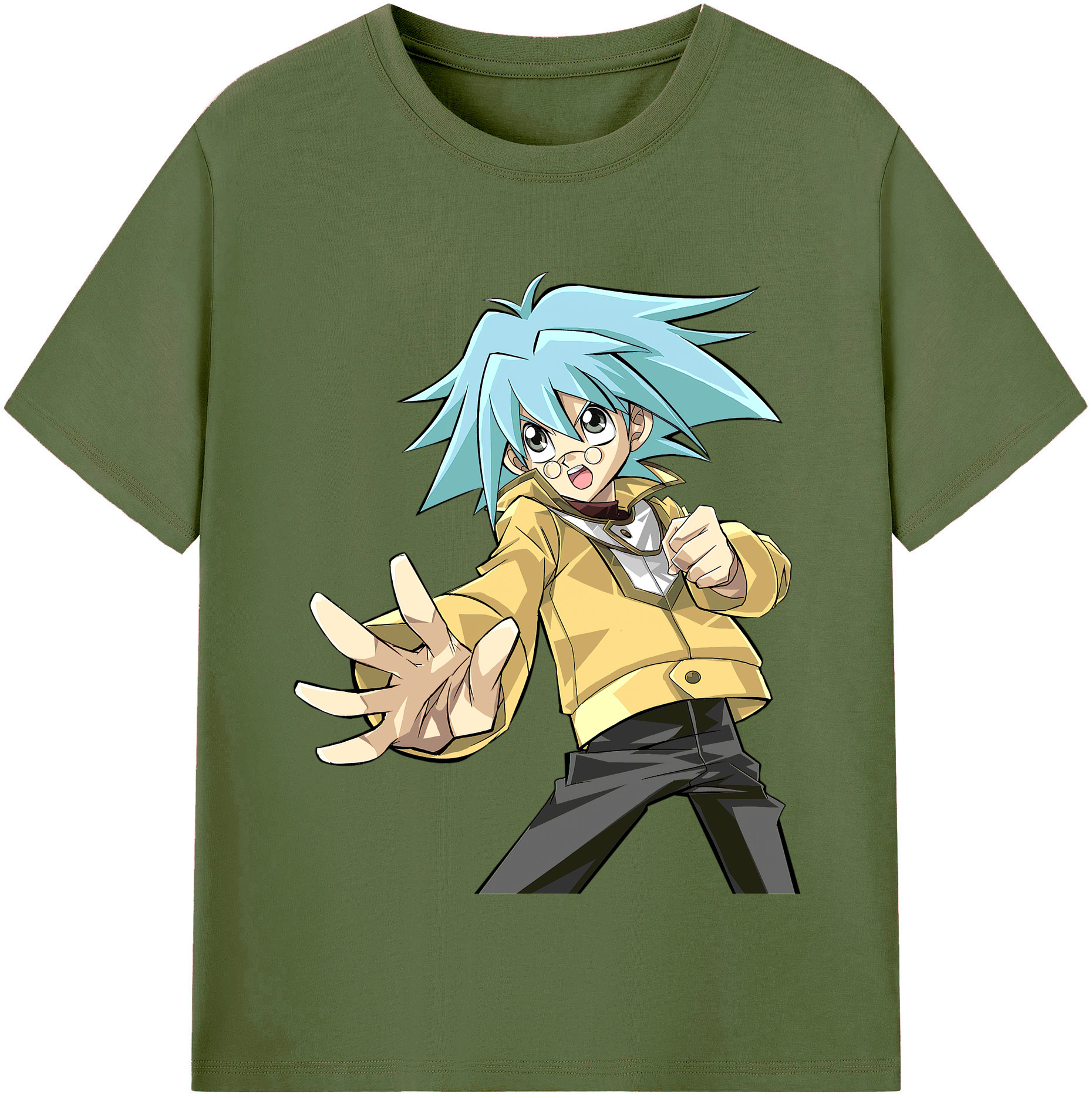 （画像用） 遊☆戯☆王 Yu-Gi-Oh! 綿100％半袖Tシャツ（フロントプリント）
